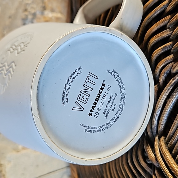 Starbucks VENTI 2020 Blue/Grey Mug - Picture 4 of 5